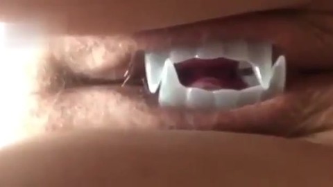 A toothy hole in a girl
