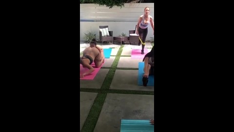 Could not resist fitness and licked