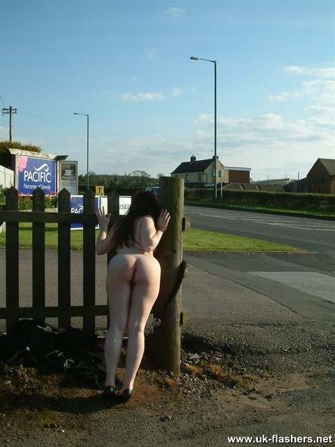 Thick amateur with brunette hair strips naked in a public setting | Фото 14