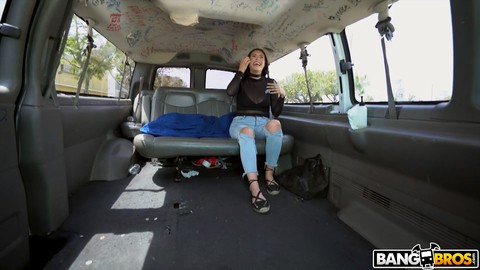 Sexy girl Selene Sinclair gets picked up and banged in the back of a van | Фото 7