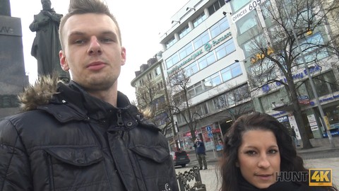 European GF getting paid for sex with another man while her BF watches | Фото 1