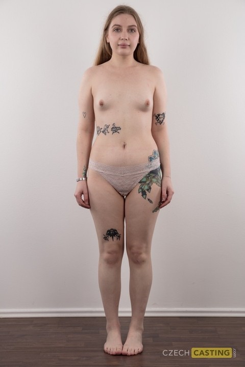 Dean first timer Margarita reveals her tattooed body while getting naked | Фото 8