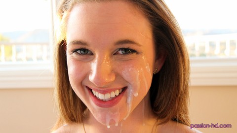 Busty girl Brooke Wylde wears cum on her face after a hard fuck | Фото 5