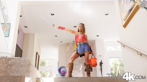 Cosplay chick Adriana Chechik takes a huge cock befitting of a super hero | Фото 7